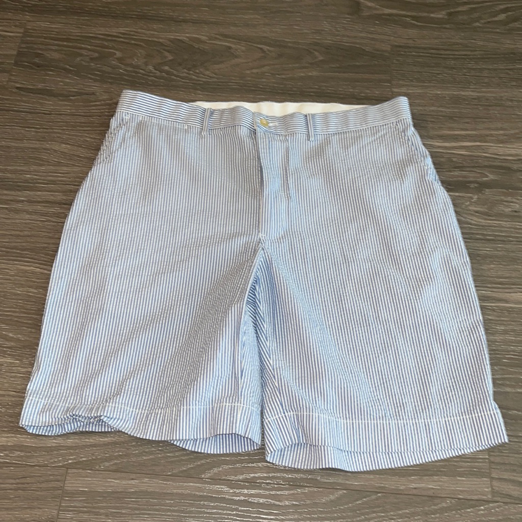 Ralph Lauren Polo Seersucker Shorts Size 36